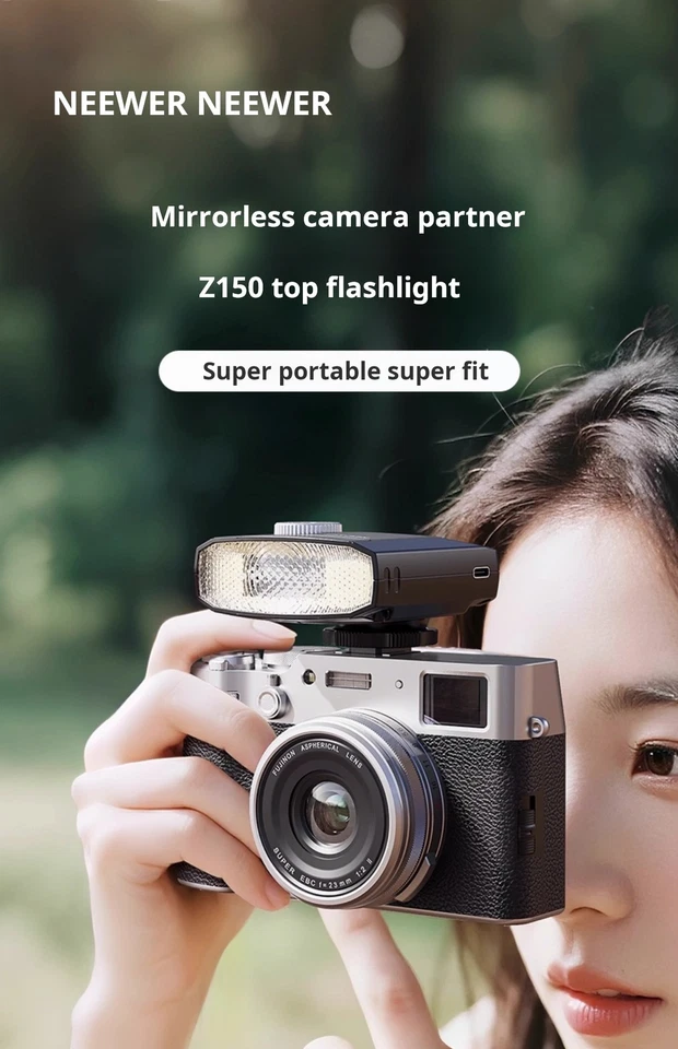 NEEWER Z150 Mini Flash Light Speedlite for Canon Sony Fujifilm Nikon Camera - Image 2 of 4