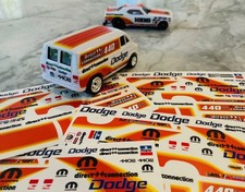 Auto World AFX Custom Dodge 440 SIX PAK Dodge Van Slot Car Decals