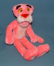 14" PINK PANTHER PLUSH TOY FIGURE - DAKIN - 1993 - USED