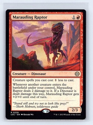 Commander: The Lost Caverns of Ixalan #228 Marauding Raptor Rare