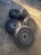 Landrover Wolf Wheels/tyres set of 5 Used Genuine Ones.
