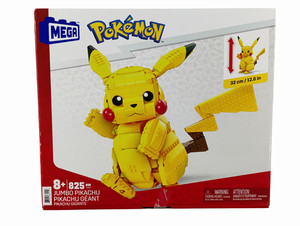 Mega-Construx FVK81 Pokemon Pikachu Jumbo Building Blocks Set 825 Pieces New