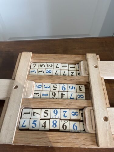 Vintage & Antique Wooden SUDOKU - Picture 3 of 7