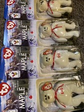 Ty McDonalds MAPLE THE BEAR Beanie Baby. 1999. NIP