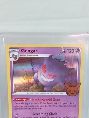 Gengar 66/196 Rare Holo Trick Or Trade Pokémon Card 2022 | eBay