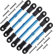 6Pcs Aluminum Turnbuckle & Camber Link Set for Traxxas Slash/Rustler/Hoss