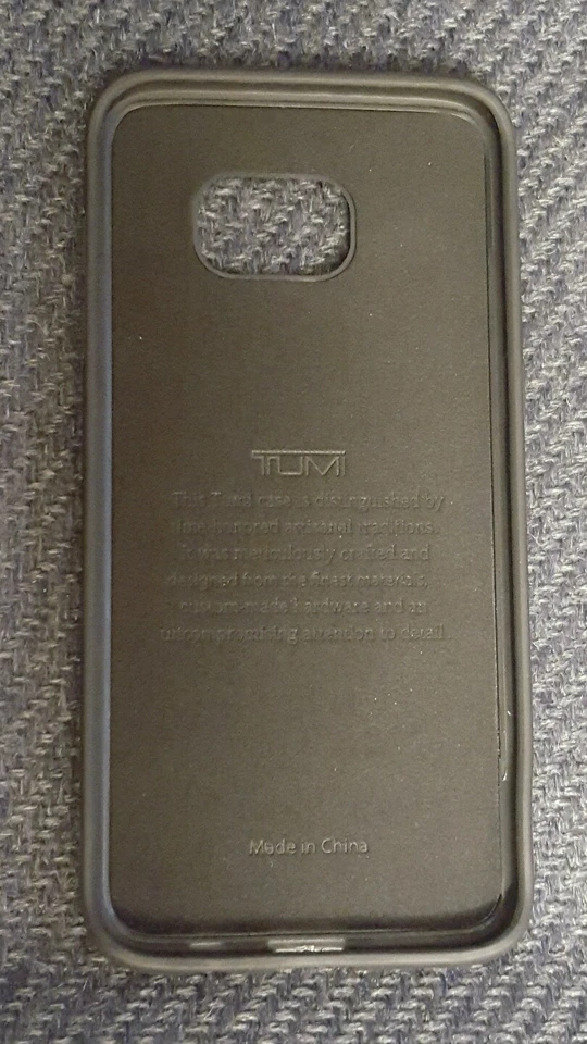 Auténtica Funda TUMI ASTOR de Lona Recubierta CO-MOLDE para Samsung Galaxy S7 Edge ROJA Foto 2 de 2