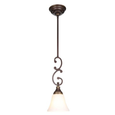 Hampton Bay Ceiling Light Somerset Oil Rubbed Bronze Mini Pendant Gex8991am 6940500310749 Ebay