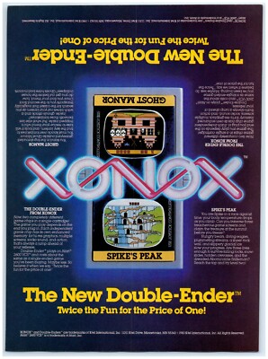 GHOST MANOR / SPIKE'S PEAK DOUBLE ENDER XONOX ATARI 2600 EN LOOSE GHOST MANOR / SPIKE'S PEAK DOUBLE ENDER XONOX ATARI 2600 EN LOOSE
