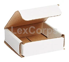 White Corrugated Mailers MANY SIZES 50 100 200 Shipping Boxes