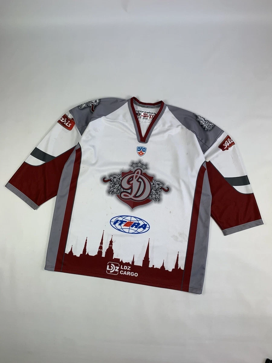 KHL NHL Dinamo Dynamo Riga Latvia ice hockey jersey size XXL