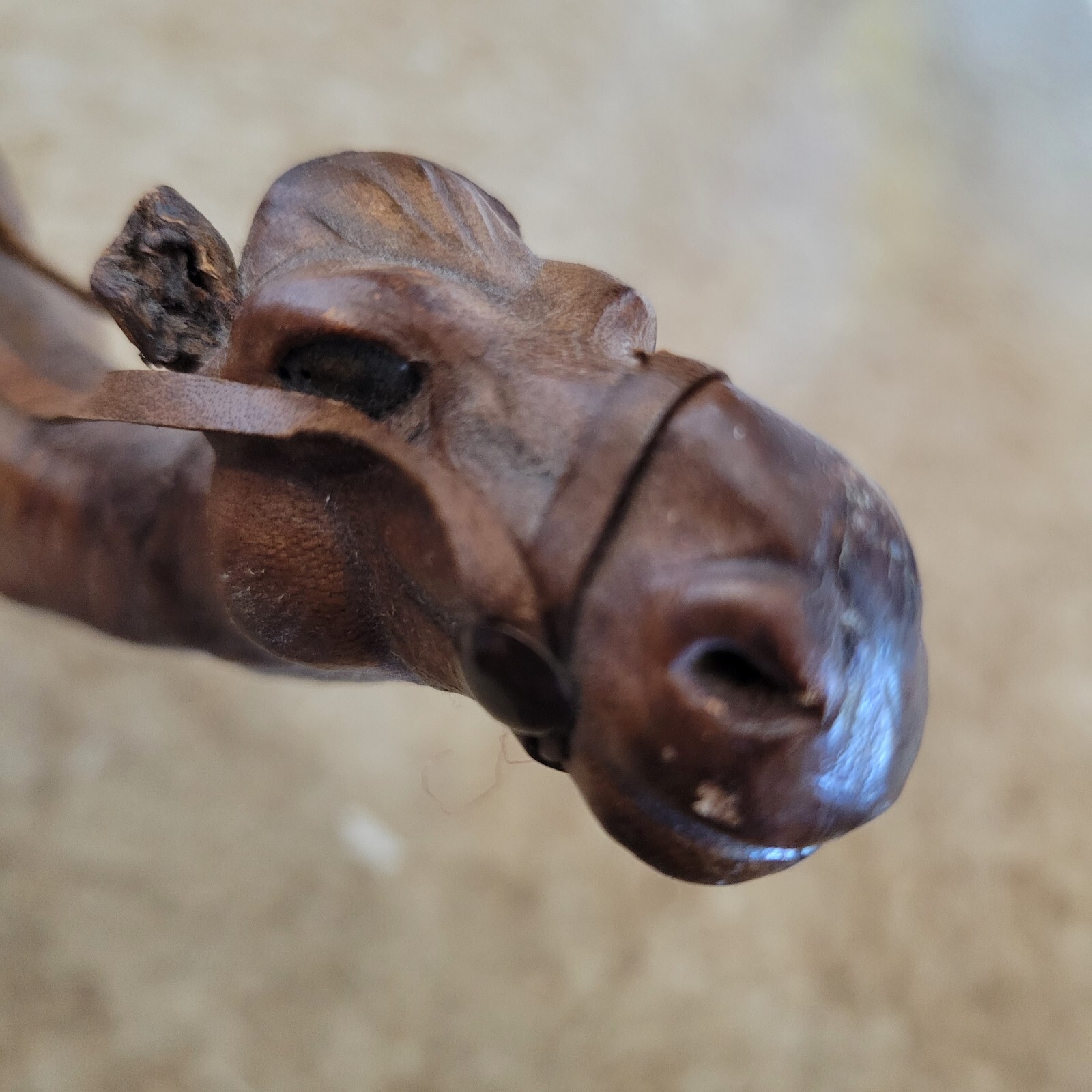 3 Vtg Leather Wrapped Dromedary Camel Figurines Nativity with Saddles Handmade