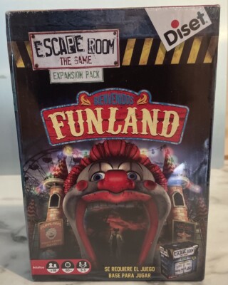 Diset Escape room the game expansion pack FUNLAND NEW SEALED