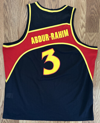 Vintage Nike SHAREEF ABDUR-RAHIM # 3 ATLANTA HAWKS Size 3XL