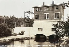Prairie River Power House, Grand Rapids, MN Antique Real Photo Postcard RPPC