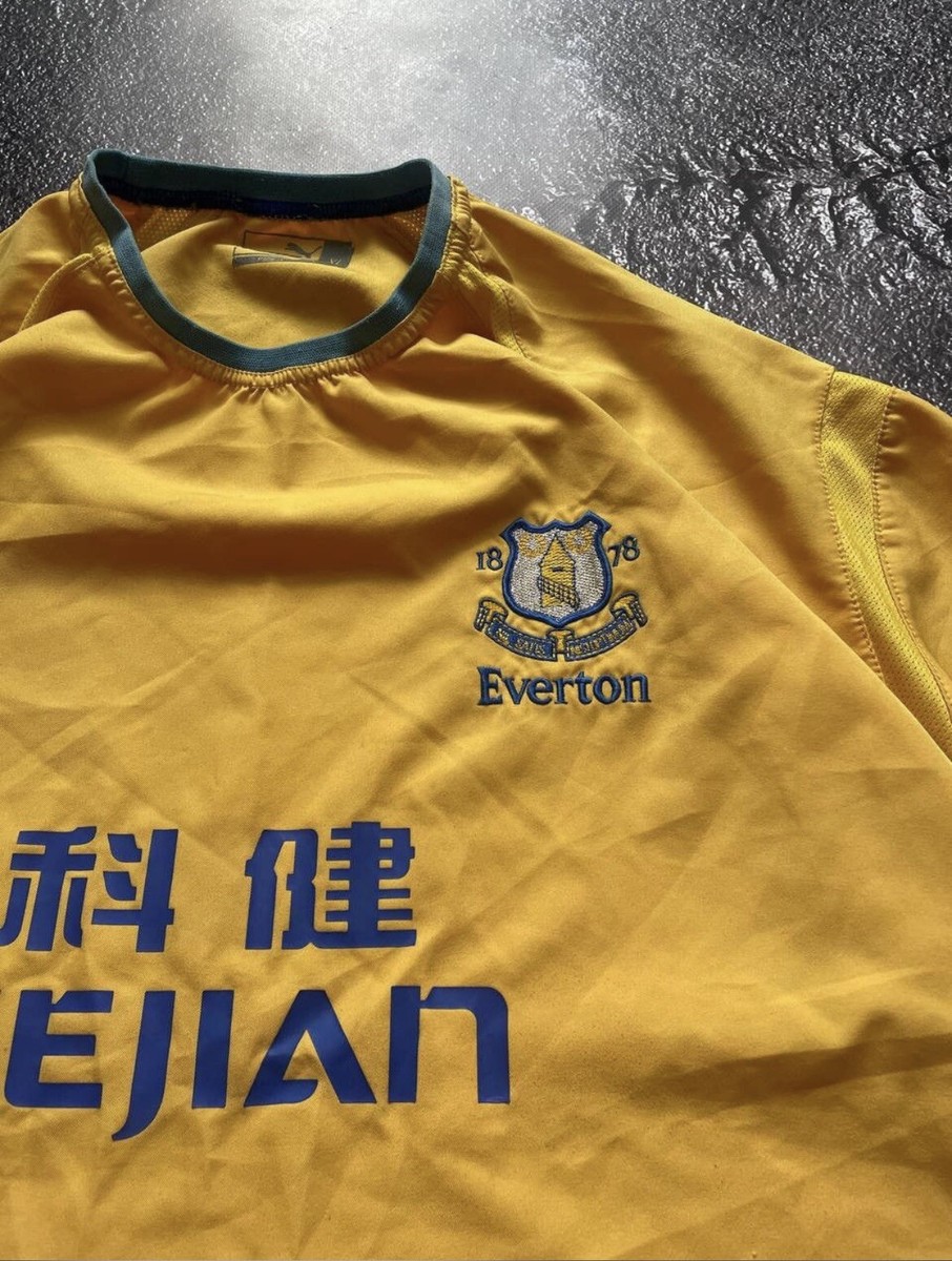 Puma Everton kejian Tシャツ Everton 2002-03 Kejian Puma Junior Home Football Shirt | eBay