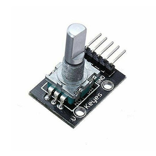 5Pcs KY-040 Rotary Encoder Module Knob Push Button w Theaded Shaft + Nut Arduino - Picture 4 of 6