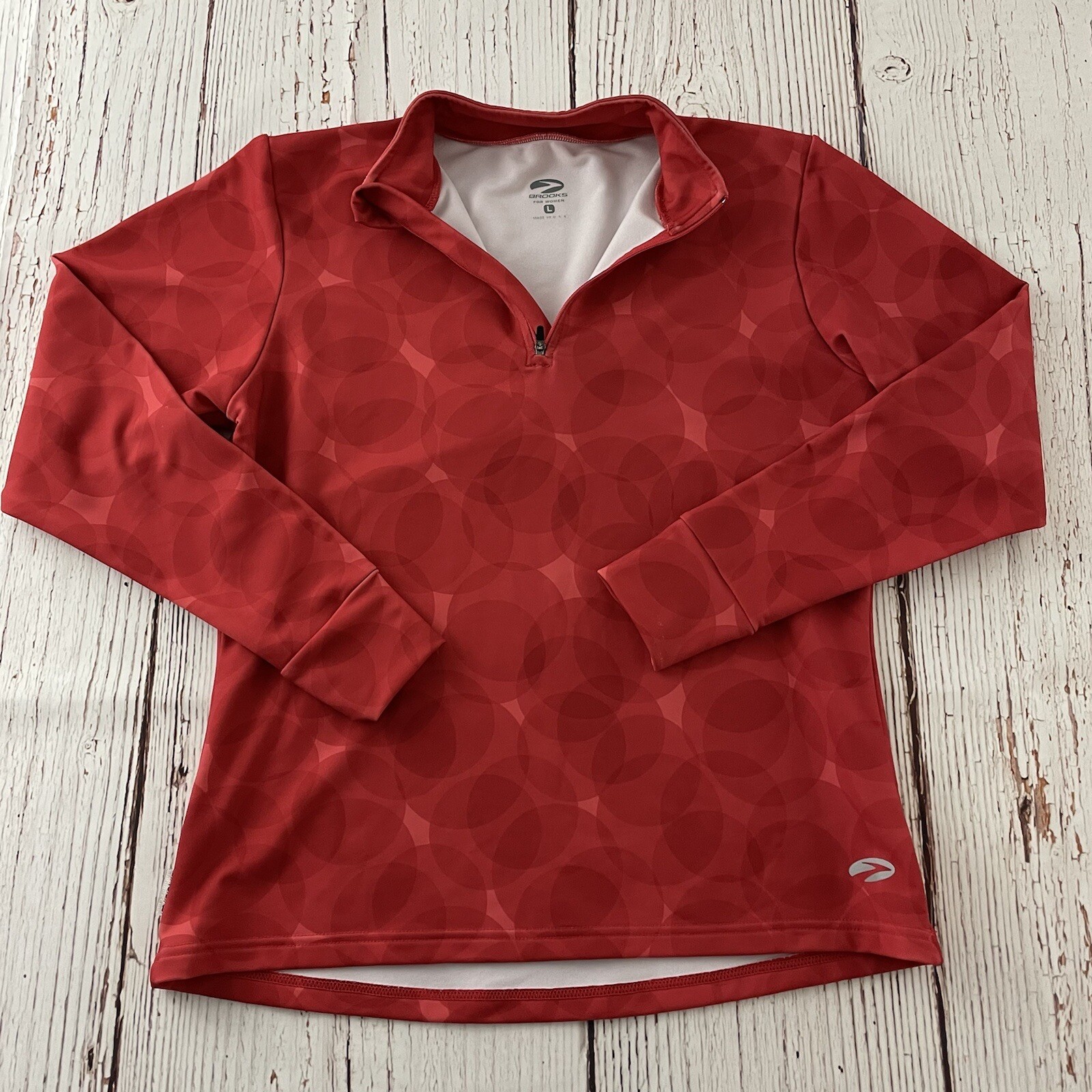 Brooks Pullover Running 1/4 Zip Jacket Women's La… - image 1