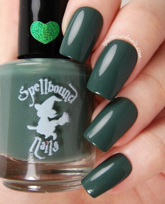 Salamander - Handcrafted Dark Green Creme Nail Polish