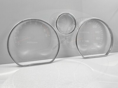For Mitsubishi 3000GT / GTO 90-00 Chrome Cluster Gauge Dashboard