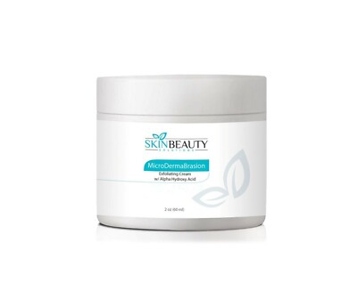 2 Unzen MicroDermaBrasion Creme mit Alpha Hydroxysäure - Akne, BlackHeads, stumpfe Haut 