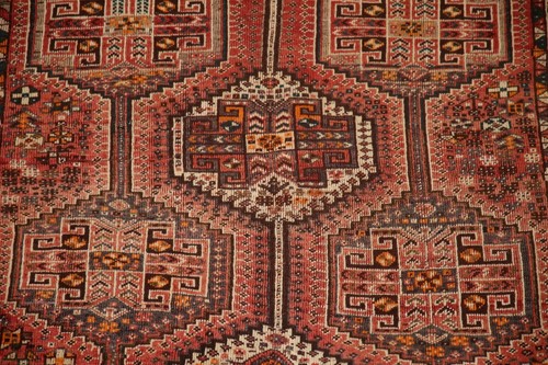 Vintage Traditional Kashkoli/ Abadeh Tribal Area Rug 5'x8' Wool Handmade Carpet - Picture 4 of 12