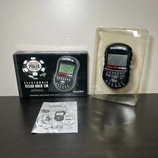 Texas Hold Em World Series Of Poker Electronic Play 3 In 1 Handheld New Black