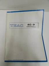 TEAC SERVICE MANUAL & PARTS LIST AC-9 AUTO CASSETTE UNIT (BJR1040)