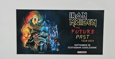 Calgary Canada The Future Past Tour 2023 Eddie Fridge Magnet 2023
