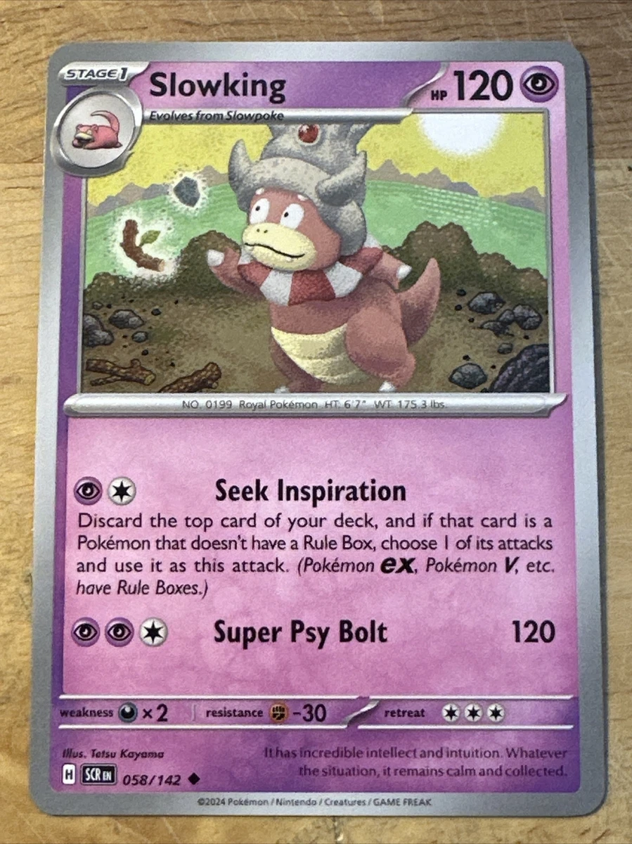 Slowking 058/142 Non-Holo Stellar Crown NM/M Pokemon Card