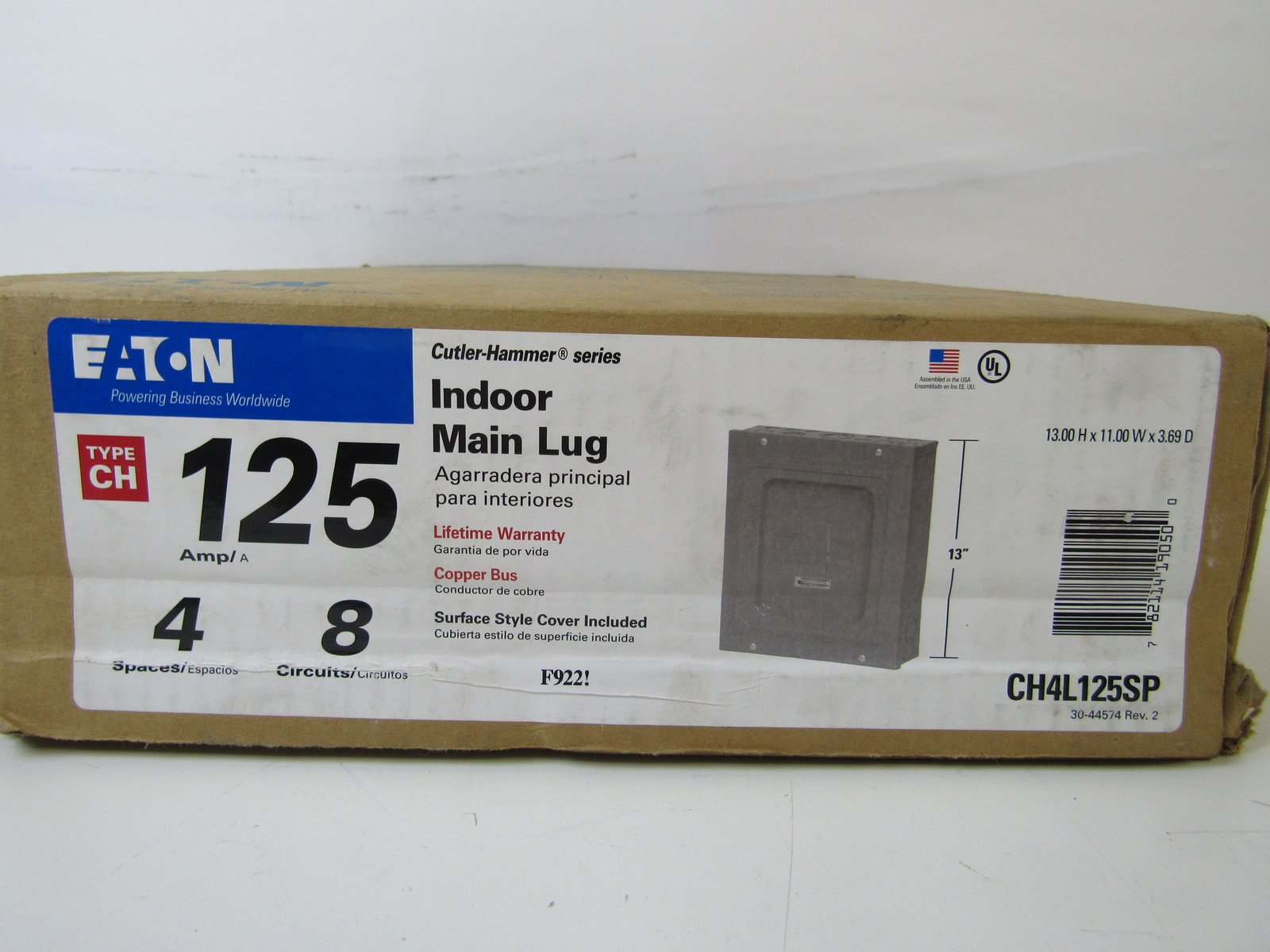 Accessoire De Prise Eaton NSB CCV2150X - 2 Pôles, 150A, 240V - Stock Neuf Non Utilisé, Sans Garantie Constructeur