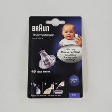 Braun ThermoScan Baby Digital Ear Thermometer Lens Filter covers 40. Lot of 8x40