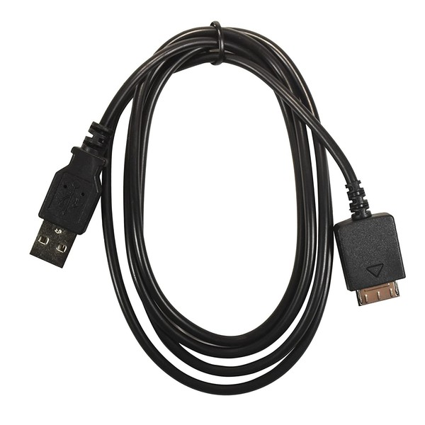 Hqrp USB Ladekabel FüR Sony NWZ-S615 NWZ-S616F NWZ-S618F NWZ-S636F NW-S703F-image