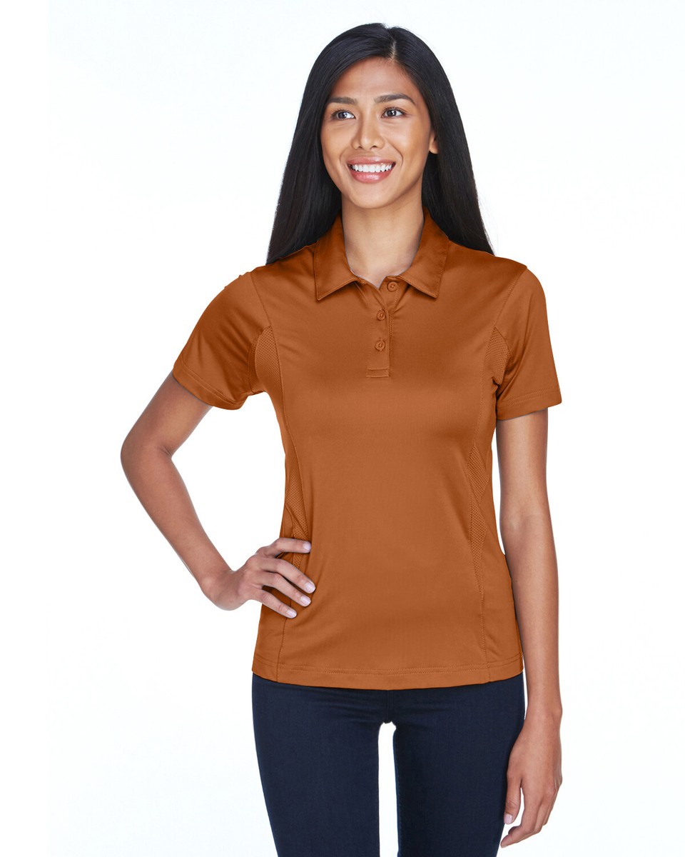Team 365 Ladies' Charger 91% Polyester 9% Spandex Performance Polo