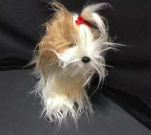 stuffed lhasa apso dog