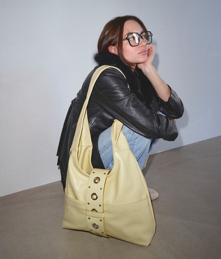 HIETA Masha Large Hobo Shoulder Bag Fits 16