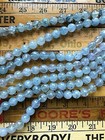 10mm faceted pale blue quartz 16" bead strands