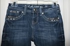 Set of 2 Youth Girl's L.A. Idol Denim Bling Embellished Bermuda Shorts - Size 12 — photo 6