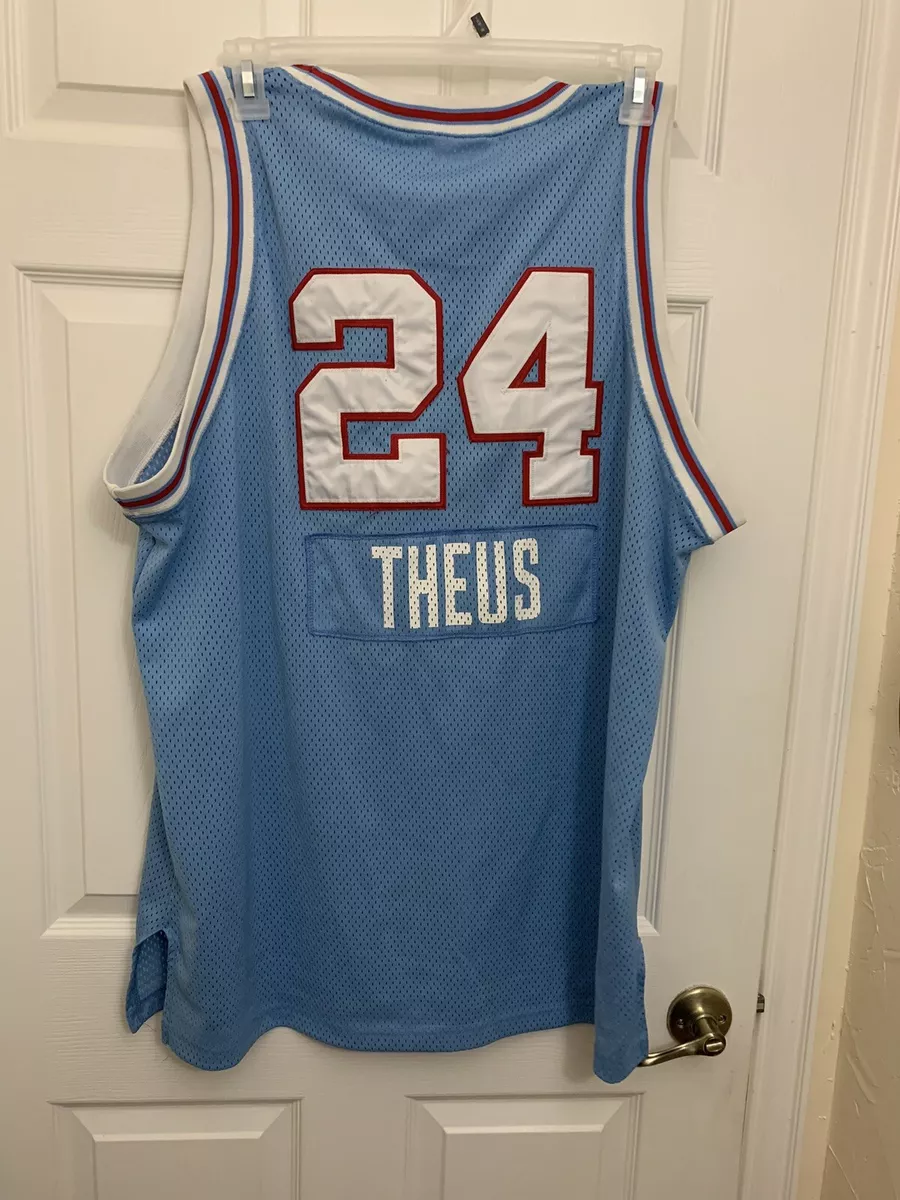 Reggie Theus 24 Sacramento Kings Mitchell Ness Hardwood Classic Jersey Size 52
