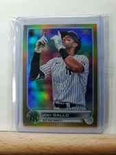2022 TOPPS Series 1 Baseball Joey Gallo base GOLD Foil/HOLO card # 322