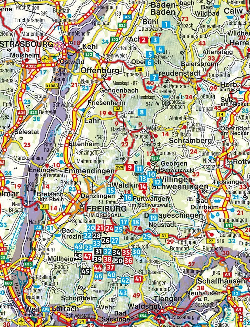 Thumbnail - Schwarzwald Zwischen Baden-baden Und Waldshut. 50 Touren. Mit