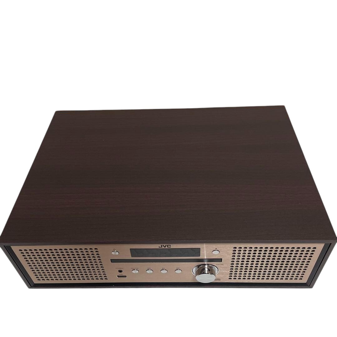 JVC NX-W30 年式新しい2023年製 Bluetooth/CD/USB JVC NX-W30 Compact Stereo System Bluetooth Walnut Wood