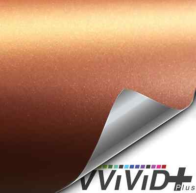 VViViD MATT METALLIC KUPFER ROST AUTO VINYL FOLIE / LIEFERUNG AM NÄCHSTEN TAG