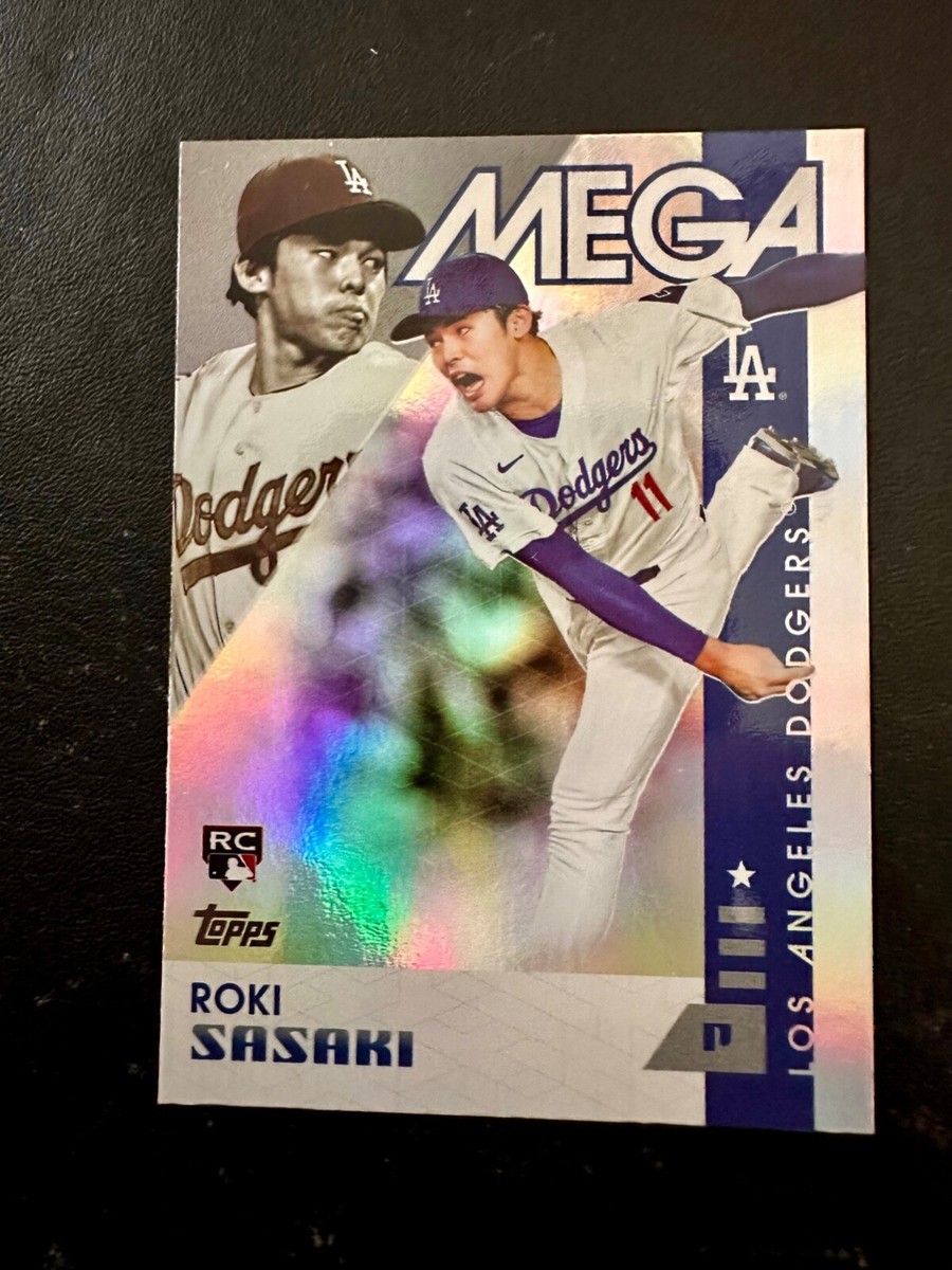 Roki Sasaki 2025 TOPPS SERIES 2 ROOKIE CARD - MEGA STARS