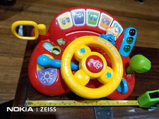 TALKING vtech TINY TOT DRIVER Musical BABY TOY LightSound CAR DRIVING Steering 
