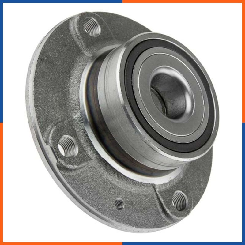 Moyeu de roue arrière robuste en acier forgé pour modèles Peugeot E268512