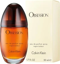 NEW BOX Obsession by Calvin Klein Women's Eau De Parfum Spray 1.7 oz Not Tester