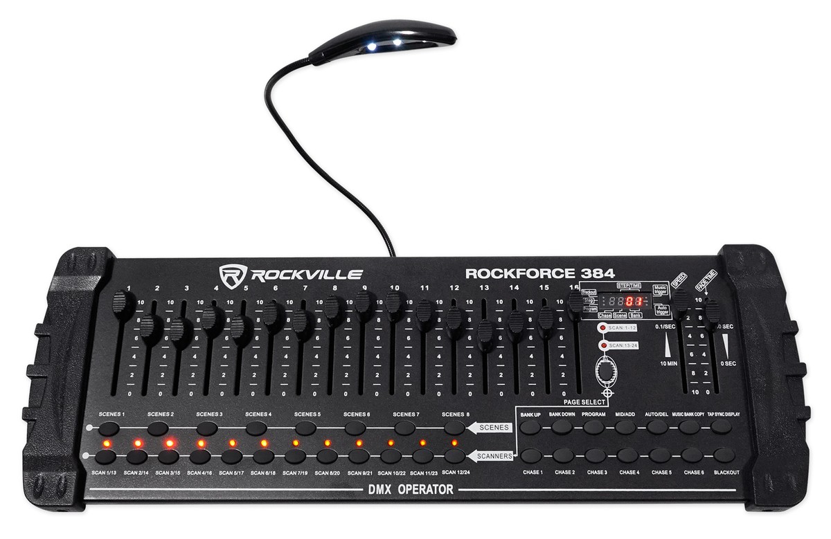 6) American DJ ENCORE PROFILE 1000 WW COB Spot Lights+DMX Control+