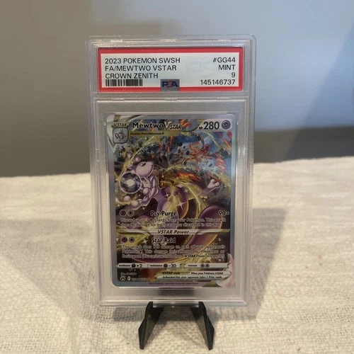 Mewtwo Vstar GG44/GG70 Crown Zenith Rare Pokemon Card PSA 9 MINT