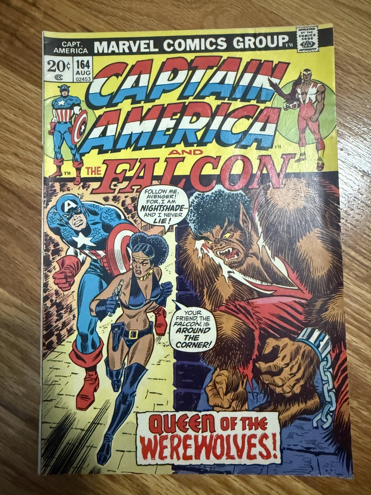 CAPTAIN AMERICA and the Falcon #164 Comic Book